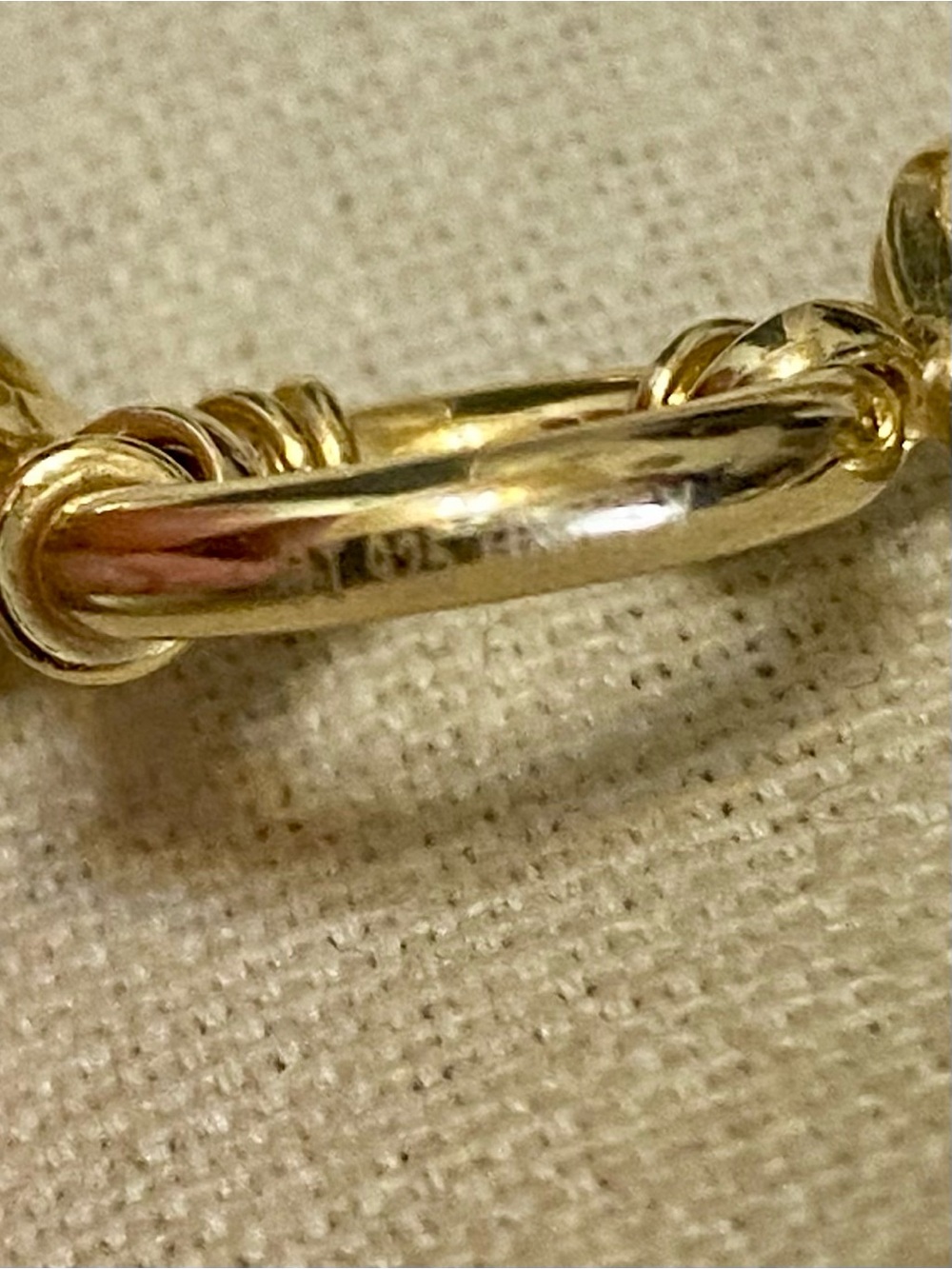 Sterling Silver Gold Wash Chunky Link Necklace 925 Turkey - Picture 5 of 12